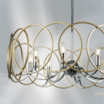 713083 Люстра REGOLO 8х40W E14 ХРОМ/ЗОЛОТО — изображение 10