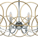 713083 Люстра REGOLO 8х40W E14 ХРОМ/ЗОЛОТО — изображение 4