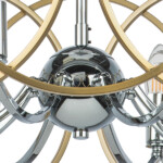 713083 Люстра REGOLO 8х40W E14 ХРОМ/ЗОЛОТО — изображение 5