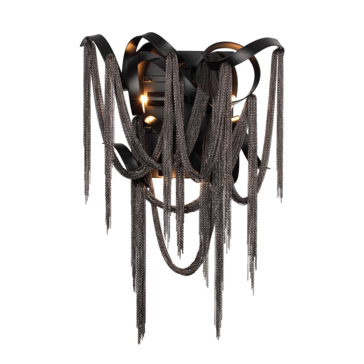 5067/4W HALL ODL24 525 черный матовый/черный хром/металл Бра G9 4*40W CHAINY — изображение 2