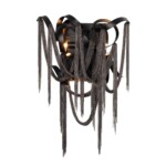 5067/4W HALL ODL24 525 черный матовый/черный хром/металл Бра G9 4*40W CHAINY — изображение 2