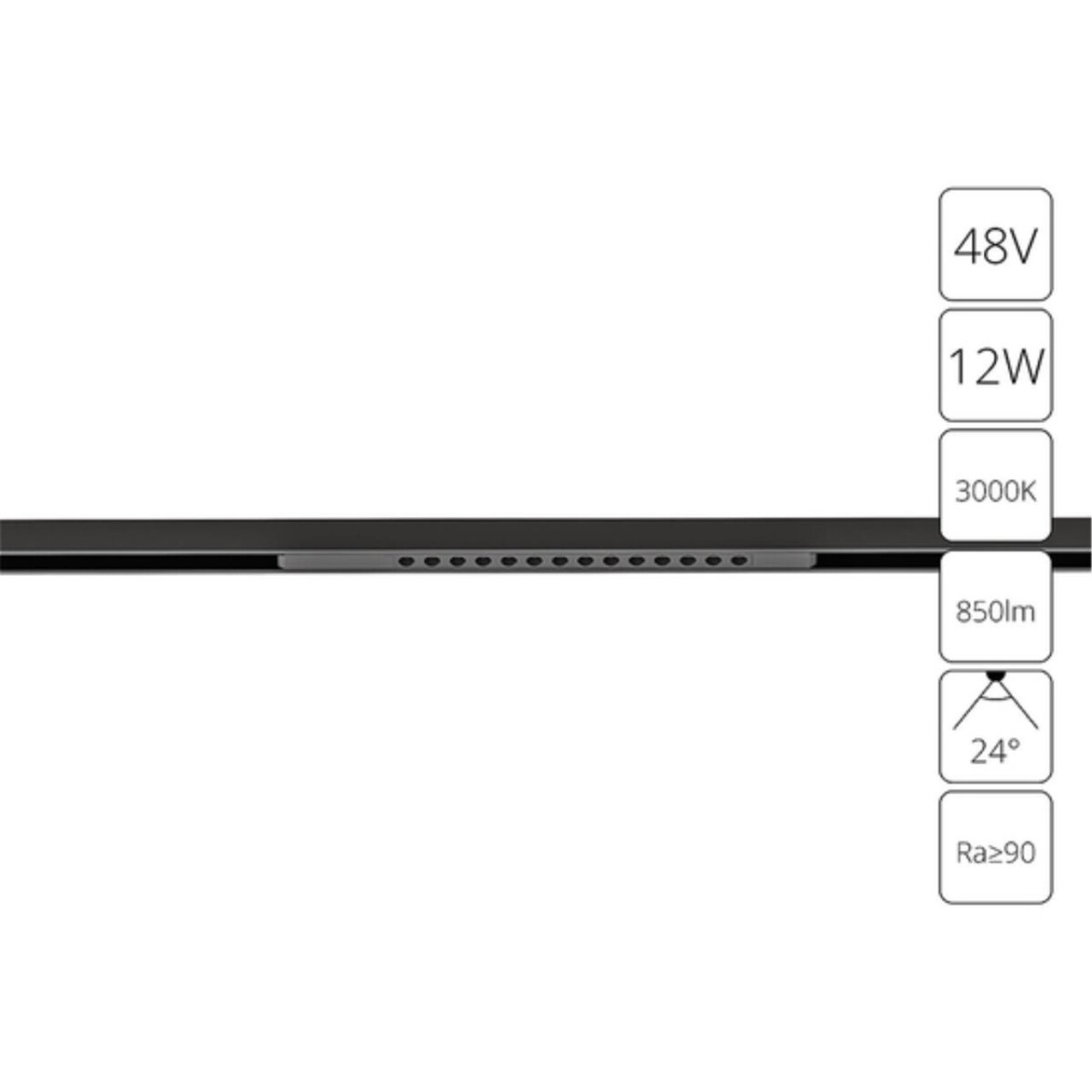 fa797a64b790c37234350ea85b33a3bd A7286PL-1BK СВЕТИЛЬНИК ПОТОЛОЧНЫЙ OPTIMA 48В 12Вт 850Лм 3000K 90+ 24° — изображение 1