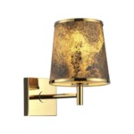 5064/1W MODERN ODL24 203 античн.бронза/серо-беж./металл/натур.камен."шпон" Бра E27 LED 1*5W BERGI — изображение 4