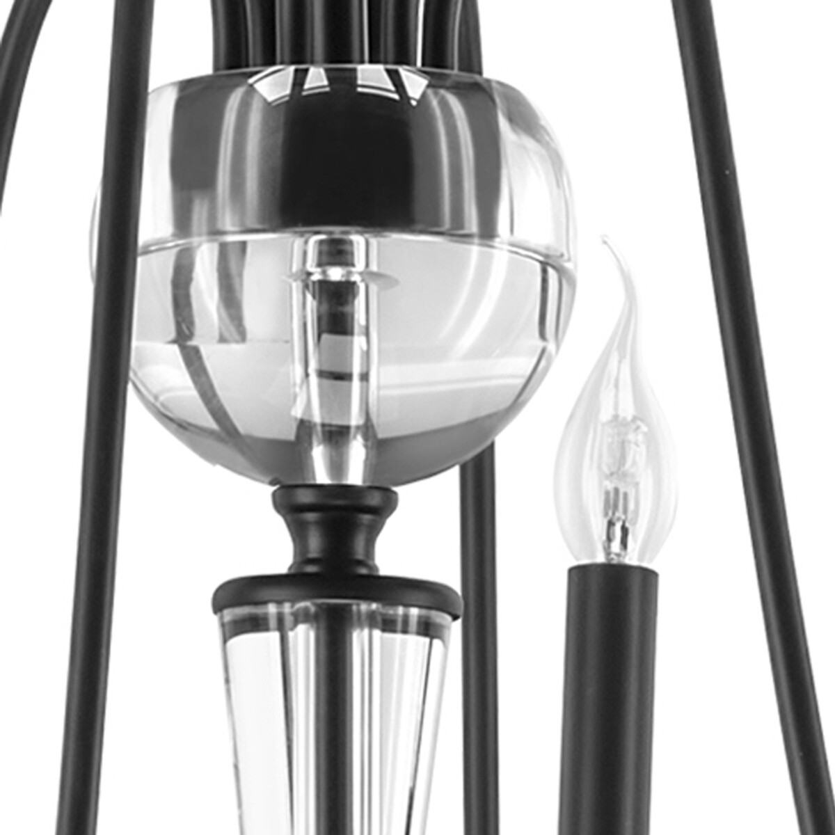 732067 Люстра RAGNO 6х40W E14 ЧЕРНЫЙ — изображение 8