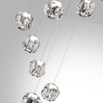 5084/60L L-VISION ODL25 561 хром/прозрачный/металл/акрил Люстра каскадная LED 60W 4000K 3000Лм JEMSTONE — изображение 5