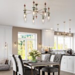 4855/7C CLASSIC ODL_EX21 134 золото/разноцветн./керамика/стекло Люстра потолочная E14 7*40W BIZET — изображение 2