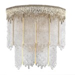 5091/20WL L-VISION ODL25 555 золотой/прозрачный/стекло Бра LED 20W 3700K 1506Лм CLEO