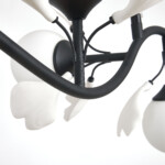 в наличии 799087 Люстра CERAMO BW 8х6W(led) G9 ЧЕРНЫЙ/БЕЛЫЙ - купить в интернет-магазине Светильники Торг