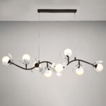 в наличии 799087 Люстра CERAMO BW 8х6W(led) G9 ЧЕРНЫЙ/БЕЛЫЙ - купить в интернет-магазине Светильники Торг
