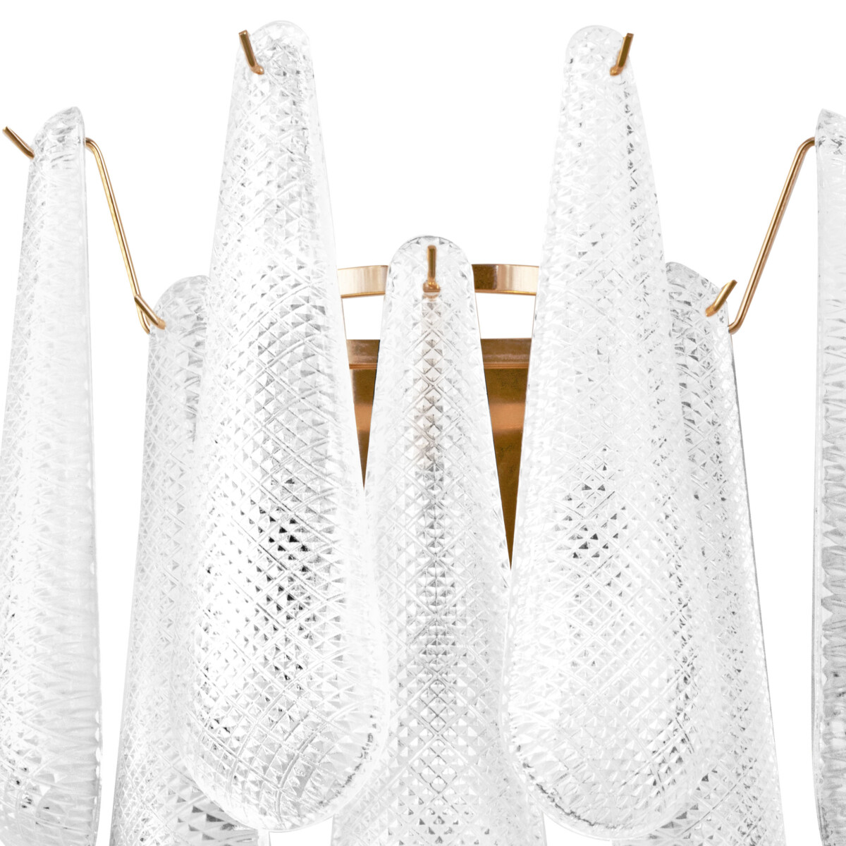 799622 Бра RETRO II 2х6W(led) E14 ЗОЛОТО/ПРОЗРАЧНЫЙ — изображение 2