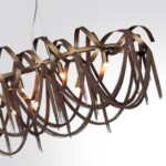 5066/10 HALL ODL24 527 античн.бронза/коричневый/металл/металл Люстра G9 10*40W CHAINY — изображение 3