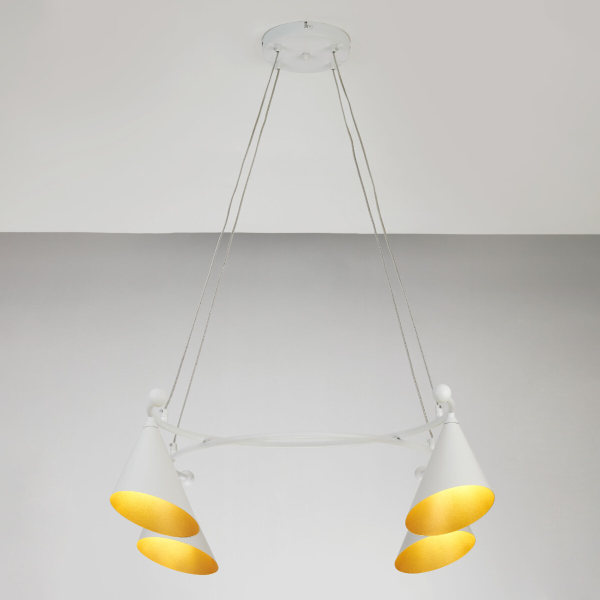 757046 Люстра CONE GW 4х6W(led) G9 БЕЛЫЙ/ЗОЛОТО — изображение 12