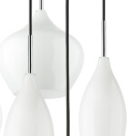 803060 Подвес PENTOLA 6х40W E14 ХРОМ/БЕЛЫЙ — изображение 4