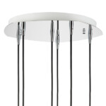 803060 Подвес PENTOLA 6х40W E14 ХРОМ/БЕЛЫЙ — изображение 5