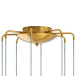 L8T747143 Люстра TUBO LED 40W 2240LM 360G ЗОЛОТО 4000K (574733+747143 (8шт) — изображение 2