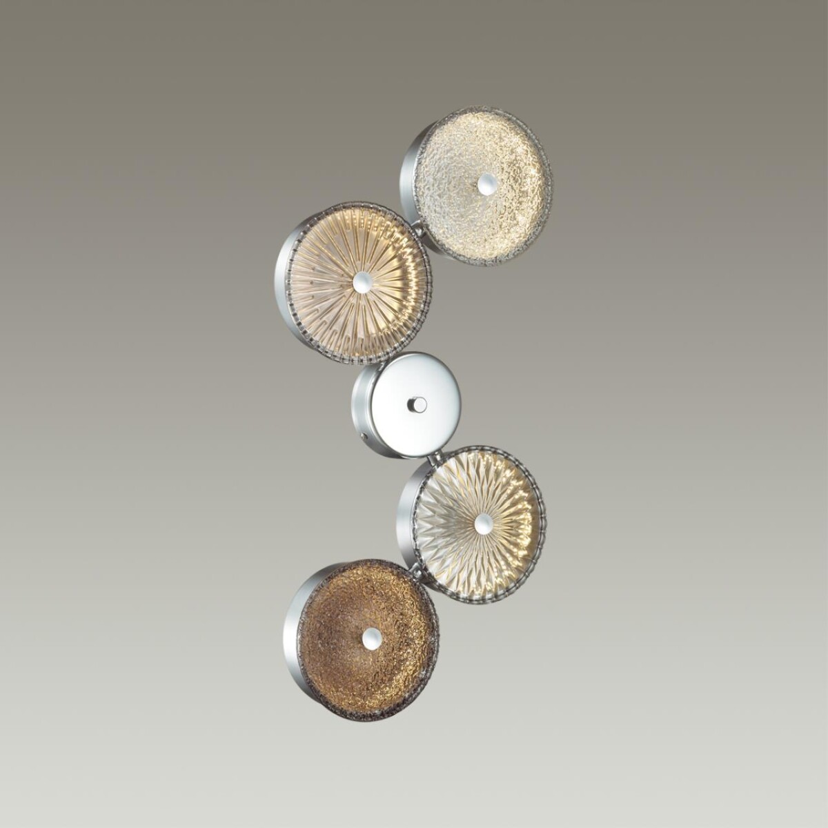 5416/25WL L-VISION ODL_EX23 145 хром/разноцветный металл/стекло Бра LED 25W 4000K CARAMELLA — изображение 4