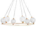 737063 Люстра ACRILE G9 6х6W(led) G9 ЗОЛОТО — изображение 4