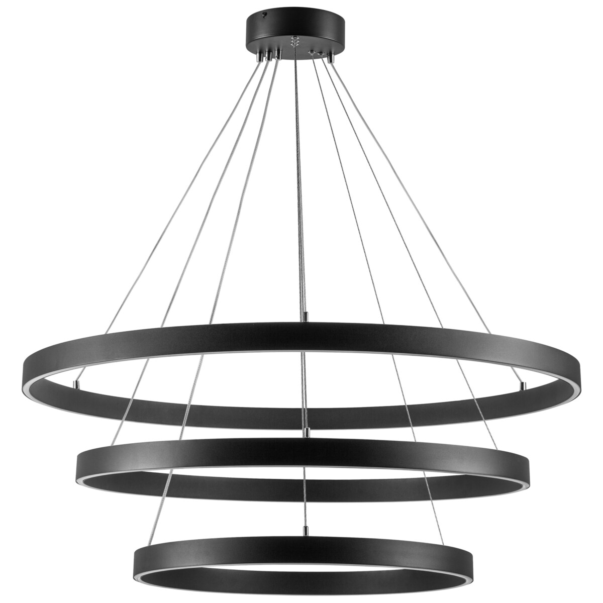 33fdde09039111ee813fc81f66f678b0_8be56a8fbc2211ee8145c81f66f678b0 748227 Люстра SATURNO LED 132W 11000LM 70G ЧЕРНЫЙ 3000-6000K — изображение 1