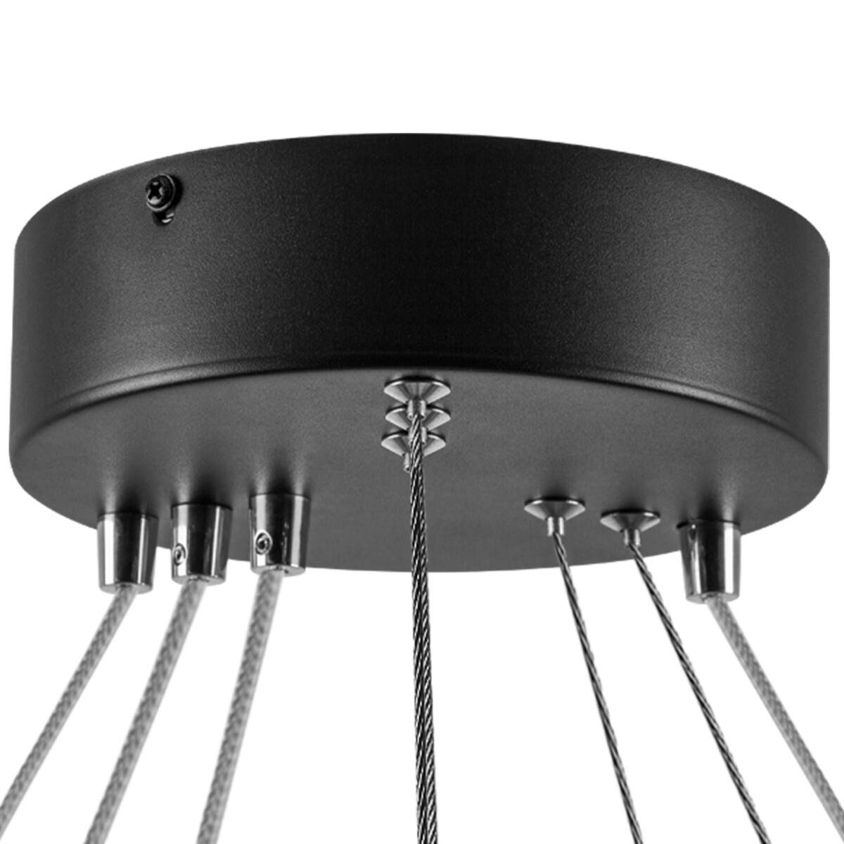 748227 Люстра SATURNO LED 132W 11000LM 70G ЧЕРНЫЙ 3000-6000K — изображение 2