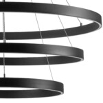 748227 Люстра SATURNO LED 132W 11000LM 70G ЧЕРНЫЙ 3000-6000K — изображение 4