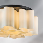 802077 Люстра NUBI 7х40W E27 ЧЕРНЫЙ МАТОВЫЙ/БЕЛЫЙ — изображение 6