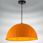 799407 Люстра FENICIA 1х12W  (led) E27 ЧЕРНЫЙ/ОРАНЖЕВЫЙ — изображение 2