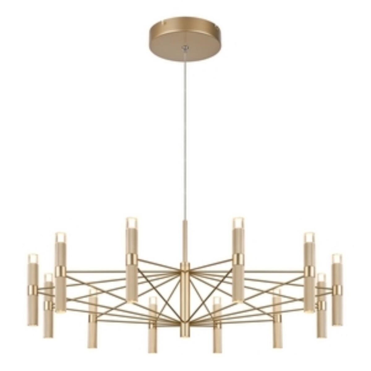 414d154c4845634bb943673aa4b54d4a 4759-12P, подвесная люстра, D1000xH450/2935, 12xLEDx7W, 4600LM, 3000K, included — изображение 1