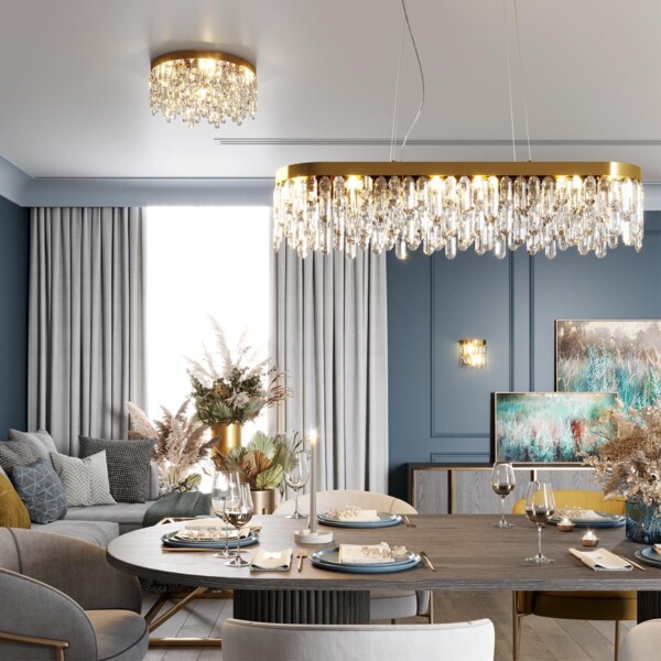 4986/12 HALL ODL22 631 золотой/хрусталь Люстра E14 12*40W DAKISA