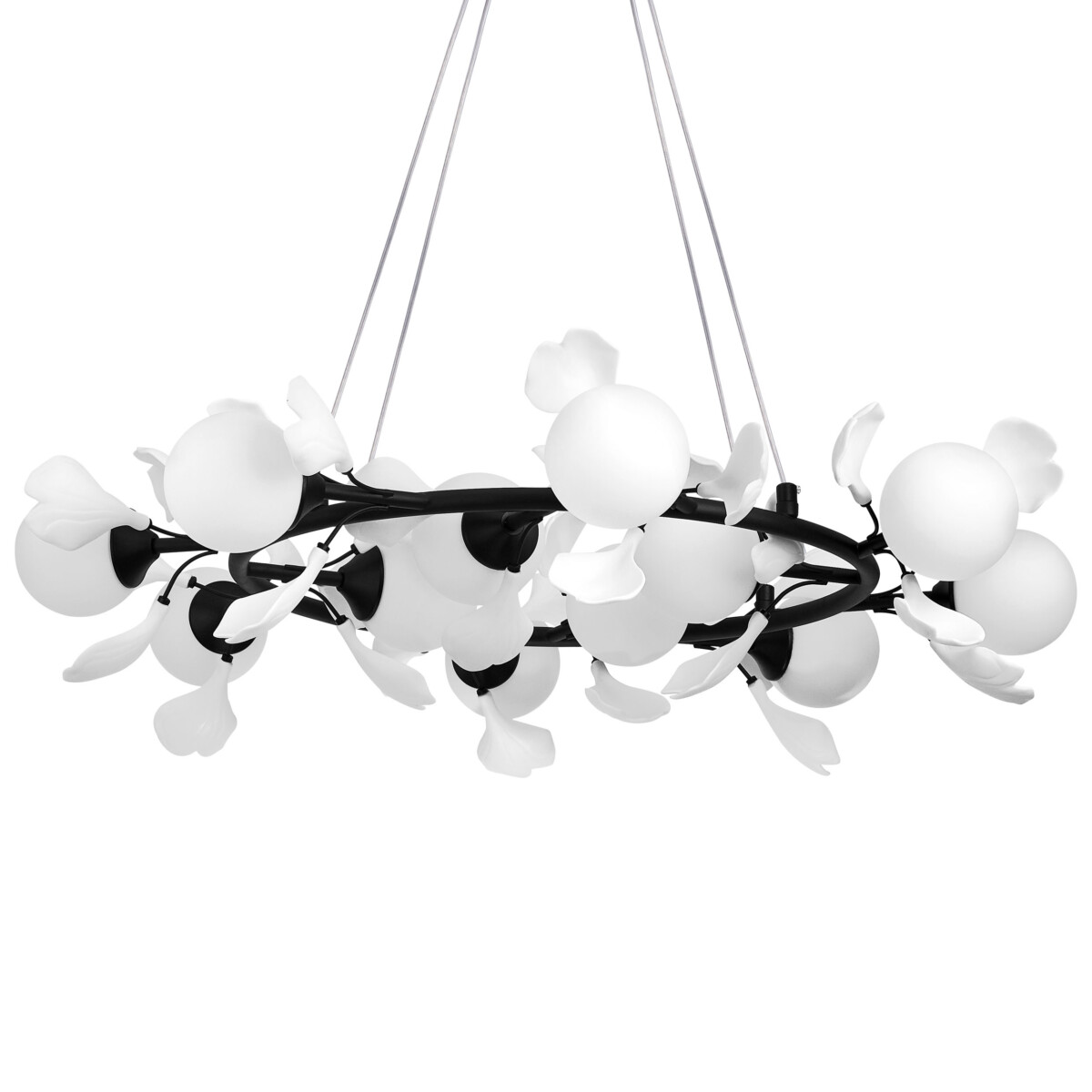 799127 Люстра CERAMO BW 12х6W(led) G9 ЧЕРНЫЙ/БЕЛЫЙ — изображение 3