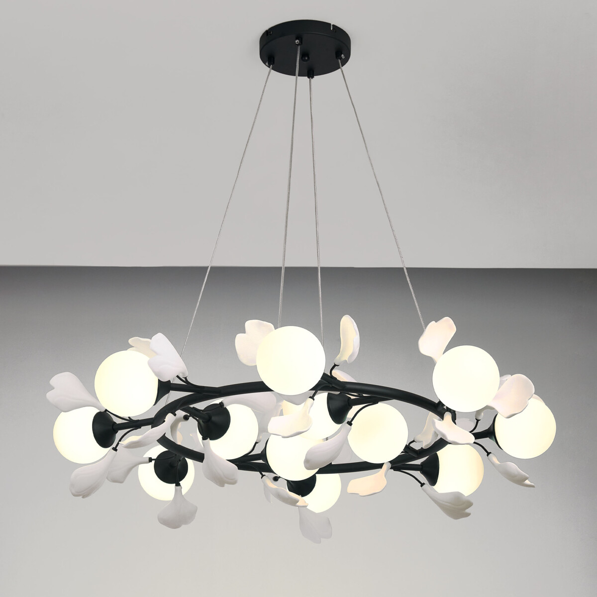 799127 Люстра CERAMO BW 12х6W(led) G9 ЧЕРНЫЙ/БЕЛЫЙ — изображение 11