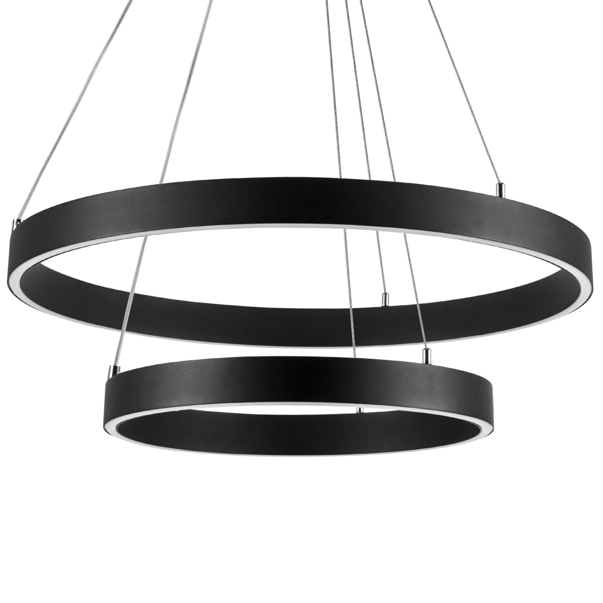 748117 Люстра SATURNO LED 60W 4400LM 70G ЧЕРНЫЙ 3000-6000K — изображение 3