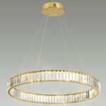 5015/45L L-VISION ODL23 587 золотой/прозрачный металл/хрусталь Люстра LED 45W 4000K 4500Лм VEKIA — изображение 5