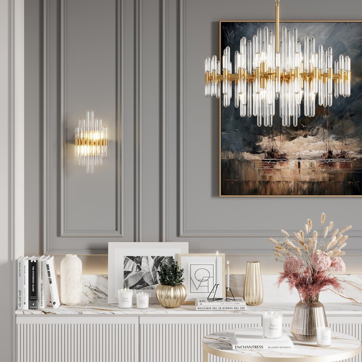 4988/2W HALL ODL22 641 золотой/стекло Бра E14 2*40W STIKA — изображение 1