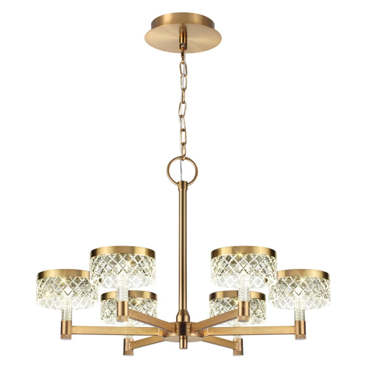 5032/36L L-VISION ODL24 000 античн.бронза/металл/акрил Люстра LED 36W 4000K 2596лм FIVRE — изображение 1