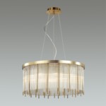 4788/10 HALL ODL21 642 золото/металл/стекло Люстра E14 10*40W YORK — изображение 3