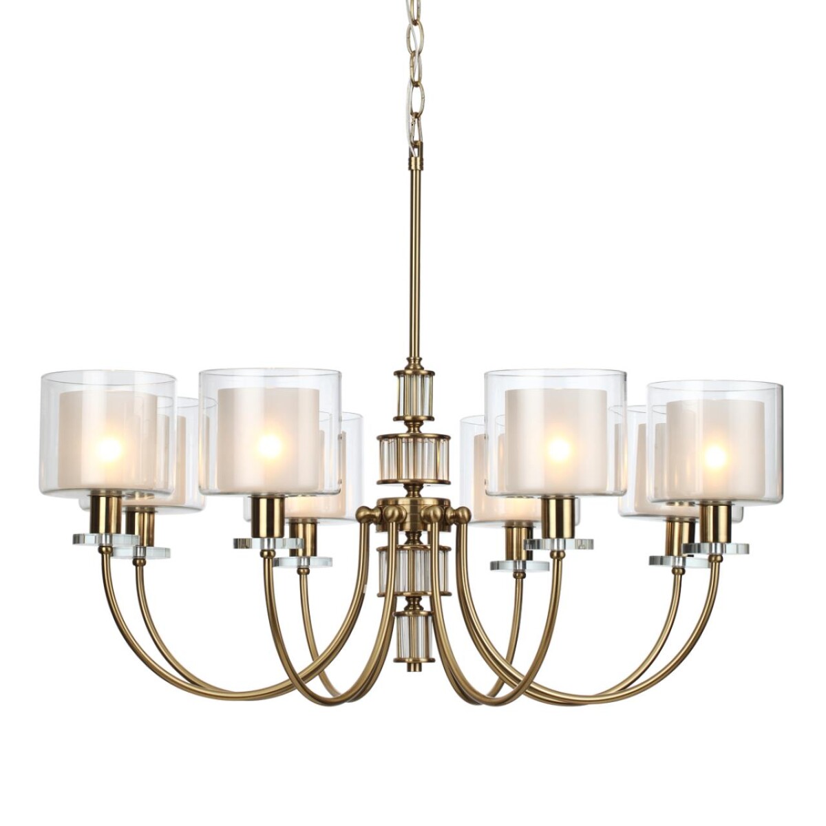 5088/8 CLASSIC ODL25 635 античная бронза/стекло Люстра E14 8*40W SAGA — изображение 5