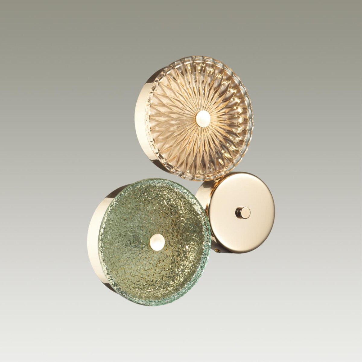 5412/14WL L-VISION ODL_EX23 143 золотой/желтый/зеленый металл/стекло Бра LED 14W 4000K CARAMELLA — изображение 3