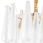 799082 (2КОР!) Люстра RETRO II 8х6W(led) E14 ЗОЛОТО/ПРОЗРАЧНЫЙ — изображение 4