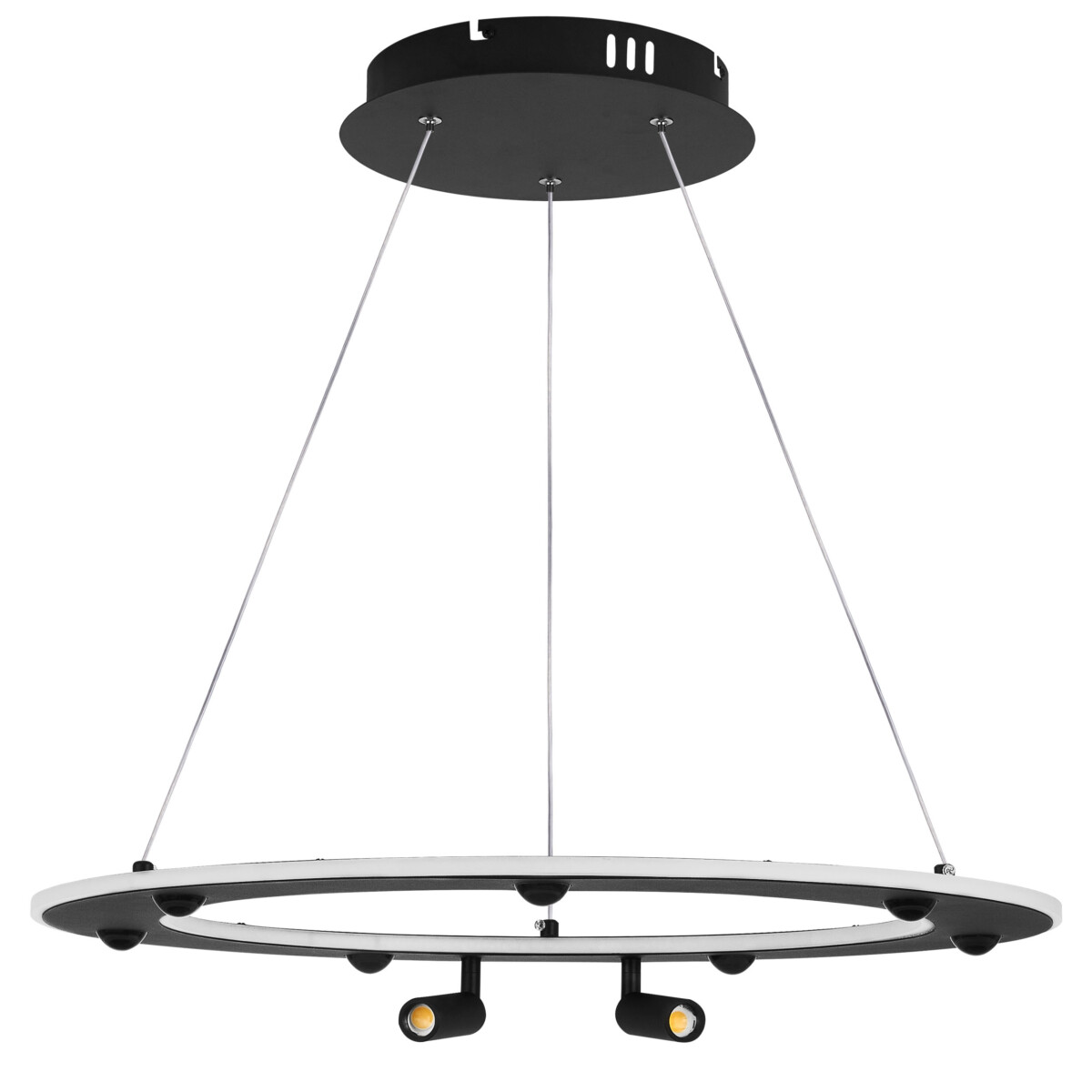 87bf5bee241511f080c0c81f66f678af_bc5d176f9eaa11f080c4c81f66f678af 740467 Люстра DIVE LED 90W 4900LM G ЧЕРНЫЙ 3000/4000/6000K — изображение 1