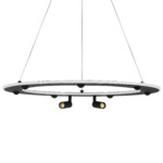 740467 Люстра DIVE LED 90W 4900LM G ЧЕРНЫЙ 3000/4000/6000K — изображение 3