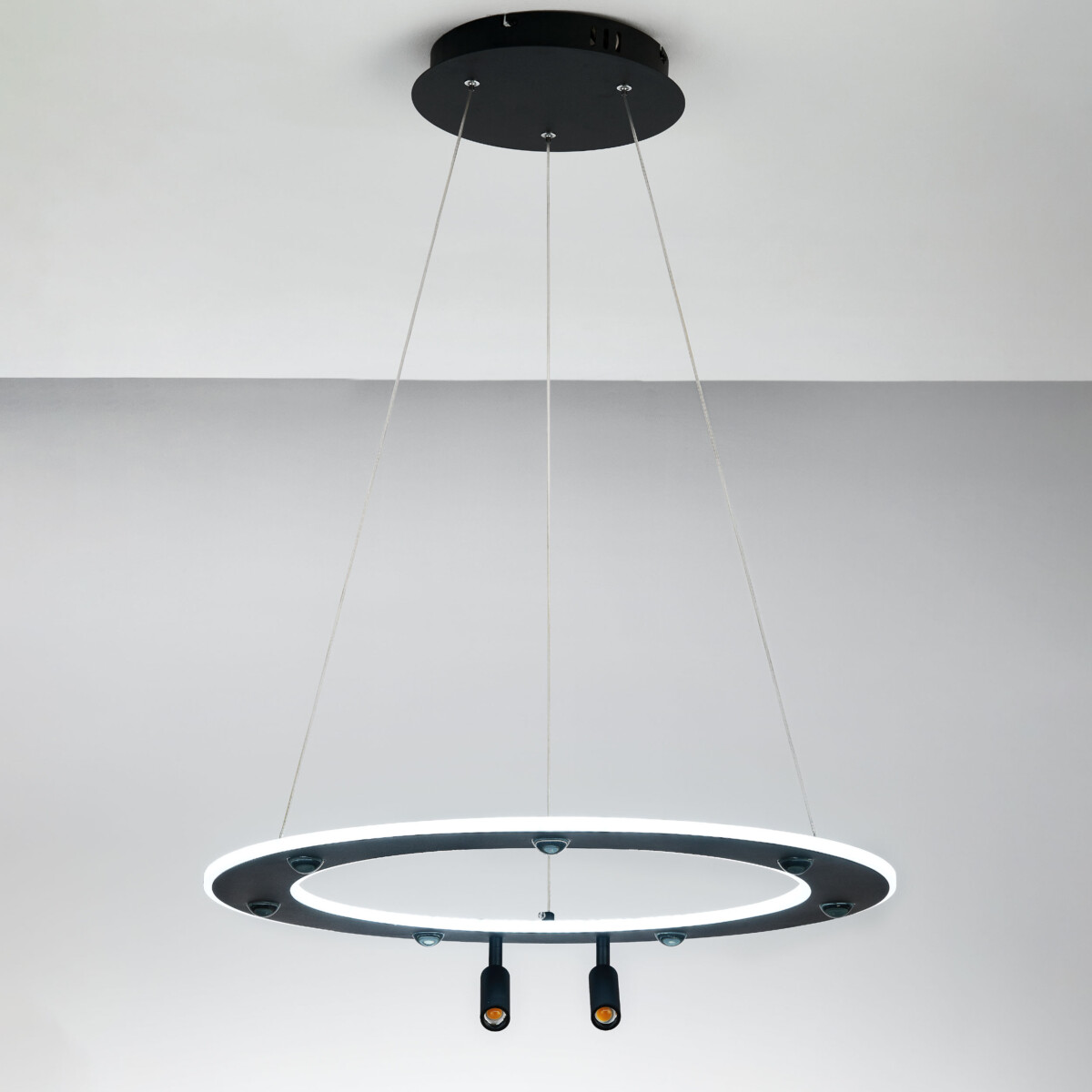 740467 Люстра DIVE LED 90W 4900LM G ЧЕРНЫЙ 3000/4000/6000K — изображение 8