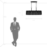 712162 Люстра AGAVE 6х40W E27 ШАМПАНЬ/ПРОЗРАЧНЫЙ — изображение 12