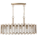 712162 Люстра AGAVE 6х40W E27 ШАМПАНЬ/ПРОЗРАЧНЫЙ