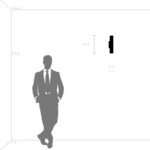 718627 Бра ROMA 2х28W GU10 (led) ЧЕРНЫЙ — изображение 2