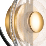 609622 Бра ERICA 5W LED 110LM G ЧЕРНЫЙ/ЗОЛОТО 3000K — изображение 2