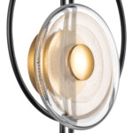 609622 Бра ERICA 5W LED 110LM G ЧЕРНЫЙ/ЗОЛОТО 3000K — изображение 3