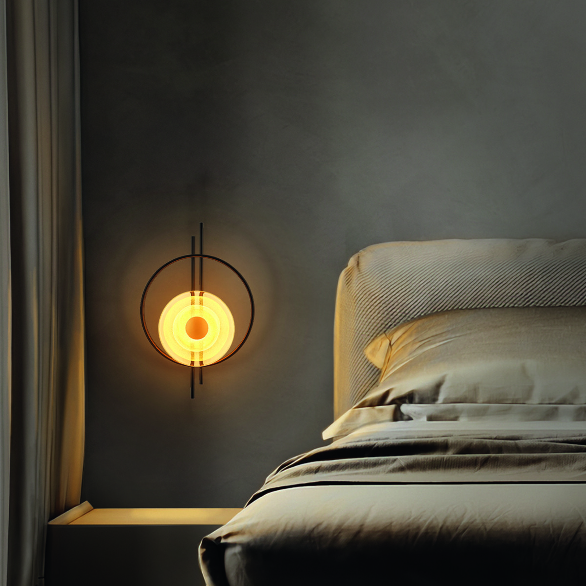 609622 Бра ERICA 5W LED 110LM G ЧЕРНЫЙ/ЗОЛОТО 3000K — изображение 5