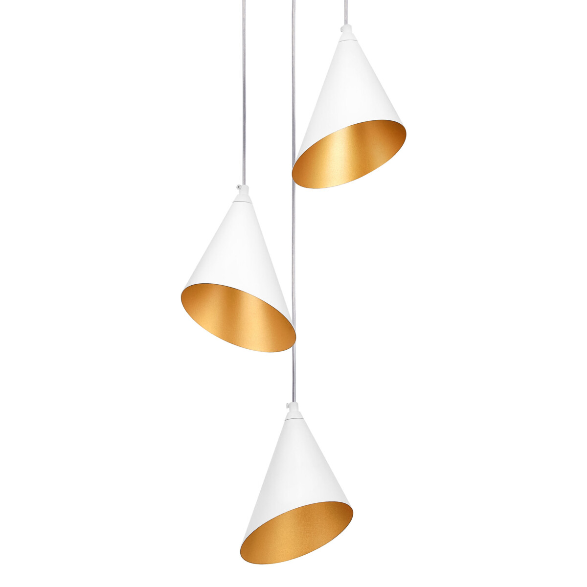 757036 Люстра CONE GW 3х6W(led) G9 БЕЛЫЙ/ЗОЛОТО — изображение 4