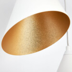 757036 Люстра CONE GW 3х6W(led) G9 БЕЛЫЙ/ЗОЛОТО — изображение 2