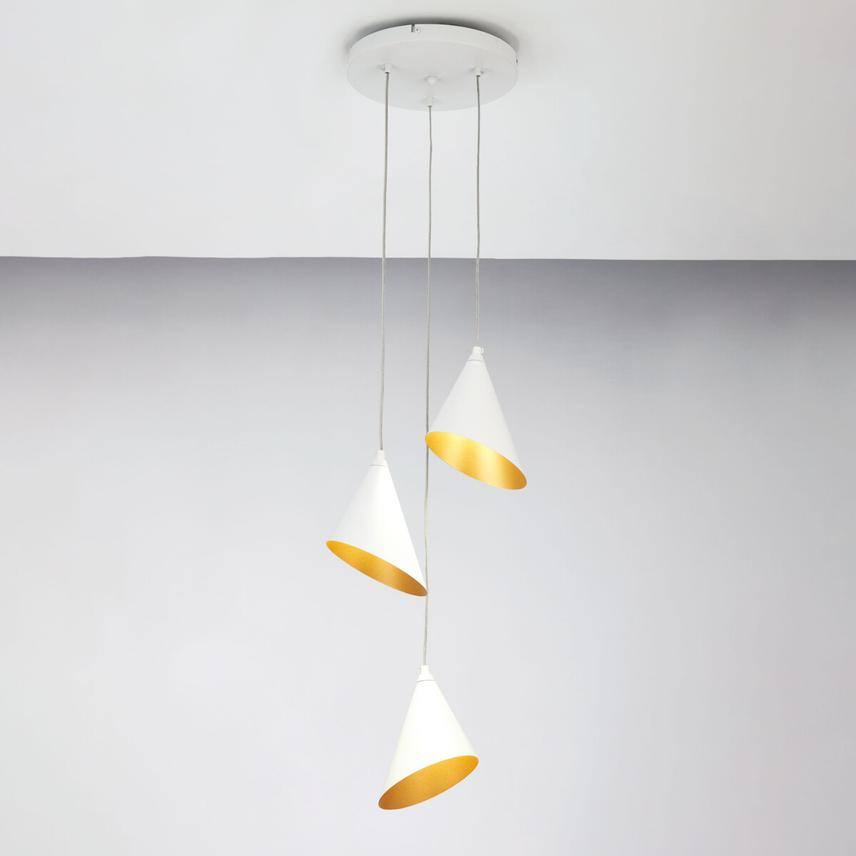 757036 Люстра CONE GW 3х6W(led) G9 БЕЛЫЙ/ЗОЛОТО — изображение 12